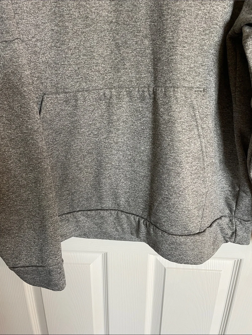 Nike Gray Crewneck Sweatshirt with Black Swoosh